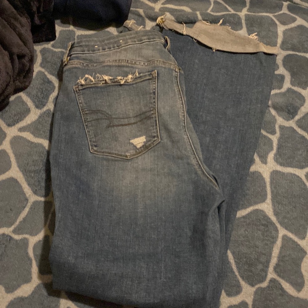 American eagle bell bottom jeans